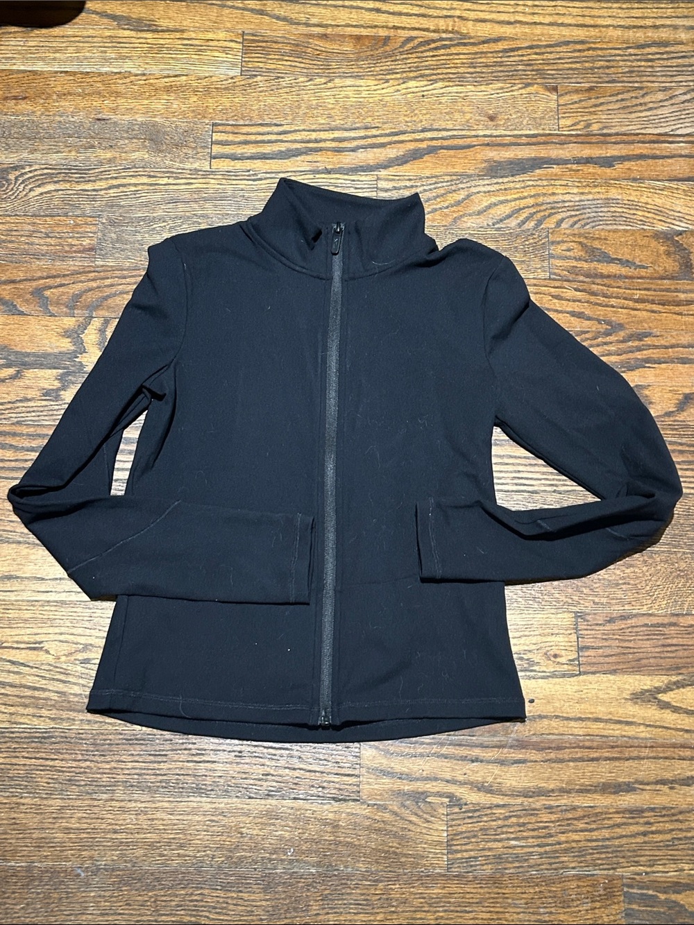 Women's Black FLX Zip-Up Bomber Jacket